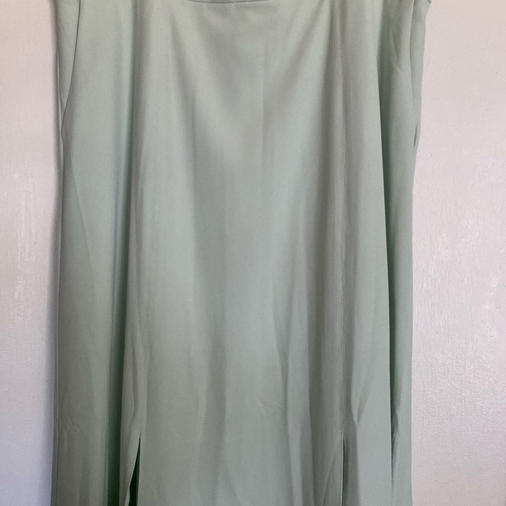 eva mendes for New York & Company Mint Green Maxi Skirt